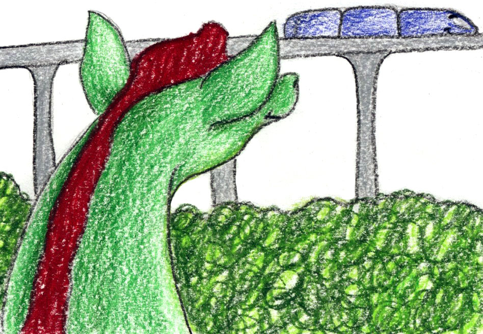 Dragon Watching Train
